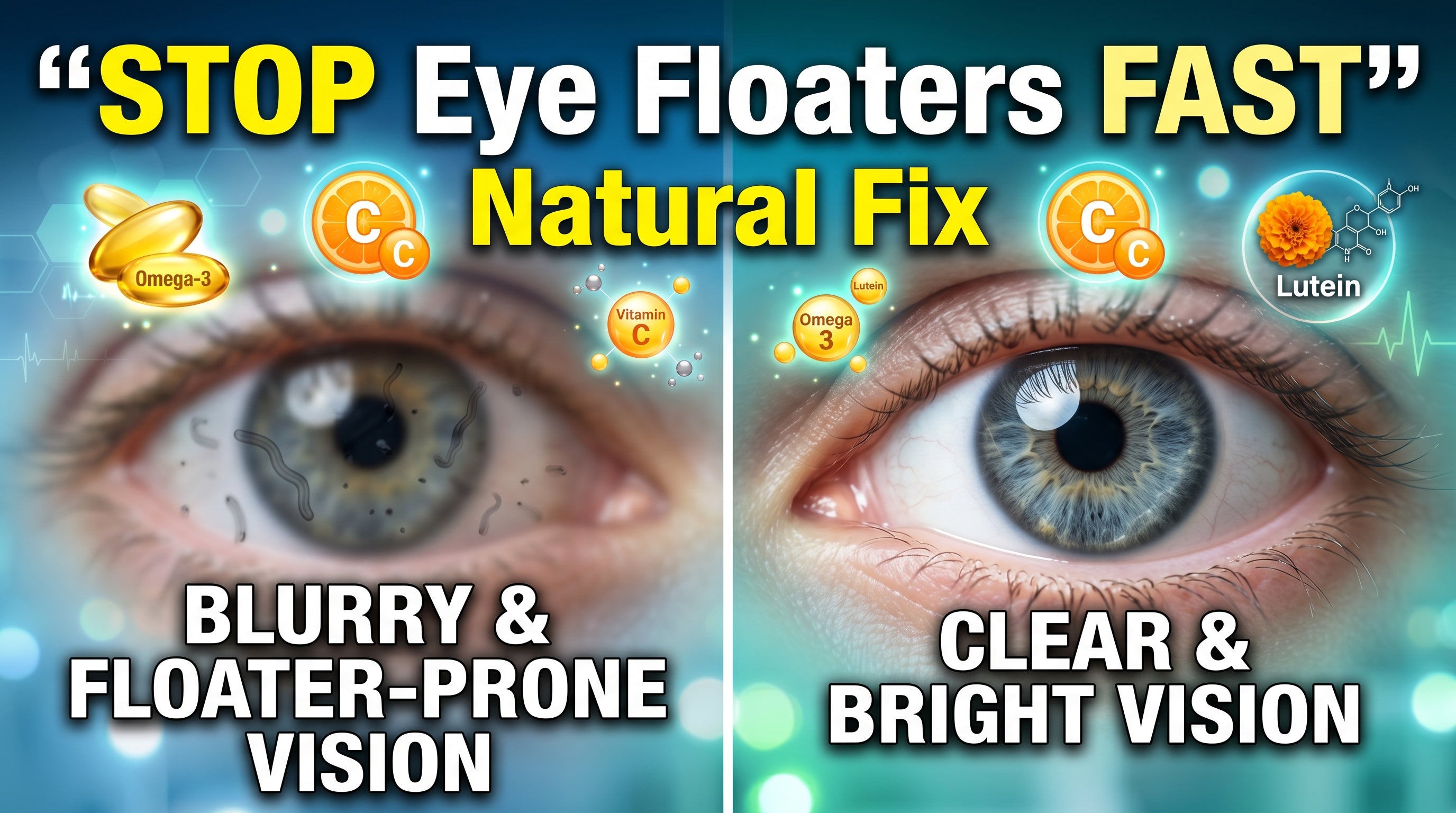 Supplements for Eye Floaters. What Actually Works and What to Avoid