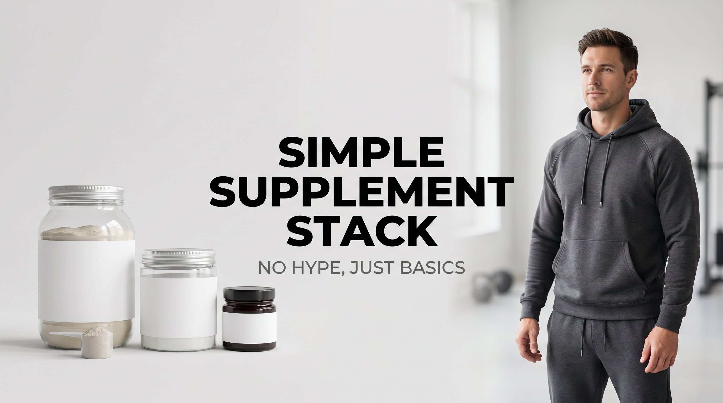 Simple Supplement Stack for Men in Their 30s: Protein, Creatine, and Recovery Without Influencer Noise